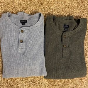 2 Men’s J. Crew Long Sleeved Shirts
